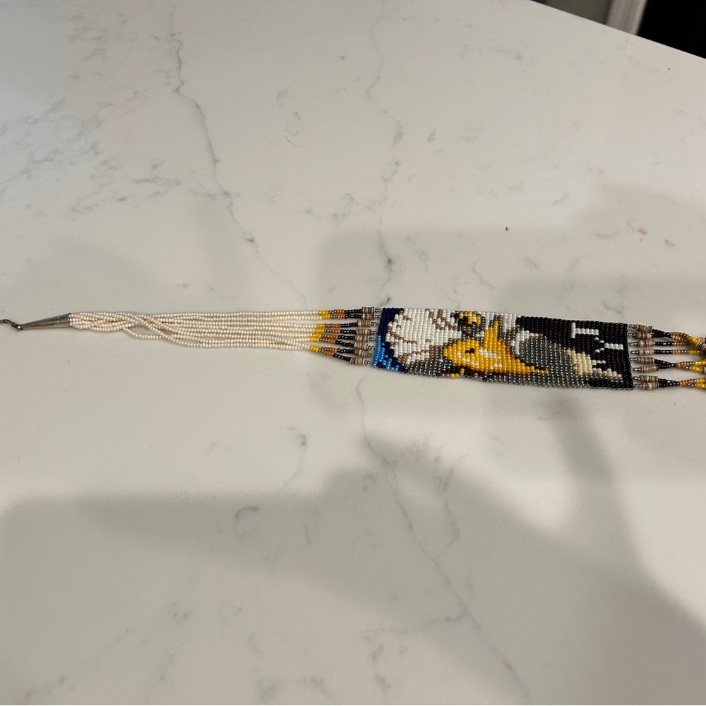Handcrafted Navajo Eagle Beaded choker